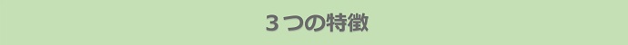 パンタルーター3つの特徴